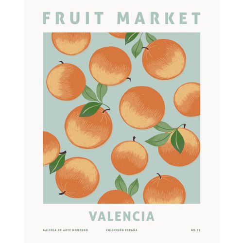 8714597639445 - Bild VALENCIA ORANGES (BHT 40x50x2 cm) BHT 40x50x2 cm bunt Kunstdruck Gemälde Wandbild 8714597639445 - Bild VALENCIA ORANGES (BHT 40x50x2 cm) BHT 40x50x2 cm bunt Kunstdruck Gemälde Wandbild