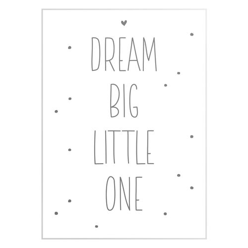 8714597575682 - Wandbild REINDERS Slim Frame White 50x70 Dream Big Little One Bilder Gr B H T 50 cm x 70 cm x 2 cm Hochformat weiß Kunstdrucke Bilder 8714597575682 - Wandbild REINDERS Slim Frame White 50x70 Dream Big Little One Bilder Gr B H T 50 cm x 70 cm x 2 cm Hochformat weiß Kunstdrucke Bilder