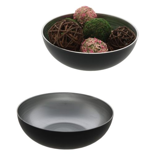 4032037796737 - Schale GLAM silber schwarz (BHT 20x750x20 cm) 4032037796737 - Schale GLAM silber schwarz (BHT 20x750x20 cm)