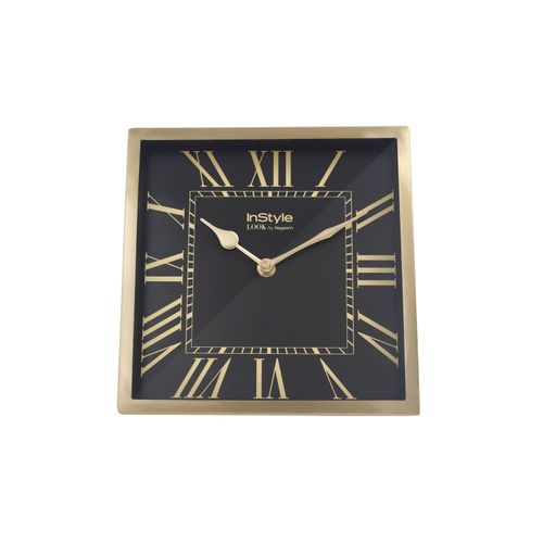 4063074537908 - Tischuhr ERA (LBH 21x3x21 cm) gold 4063074537908 - Tischuhr ERA (LBH 21x3x21 cm) gold