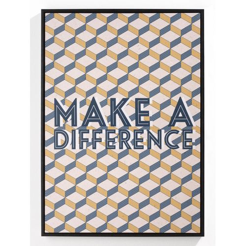 4041103923229 - Bild MAKE A DIFFERENZ (BHT 50x70x3 cm) casa NOVA