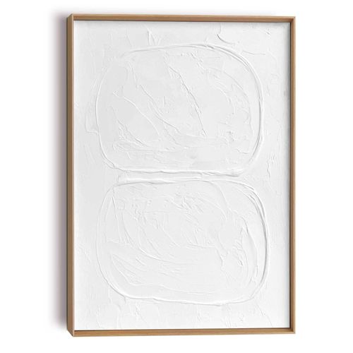 8714597621846 - Bild ORGANICS (BHT 50x70x3 cm) BHT 50x70x3 cm weiß Kunstdruck Gemälde Wandbild 8714597621846 - Bild ORGANICS (BHT 50x70x3 cm) BHT 50x70x3 cm weiß Kunstdruck Gemälde Wandbild