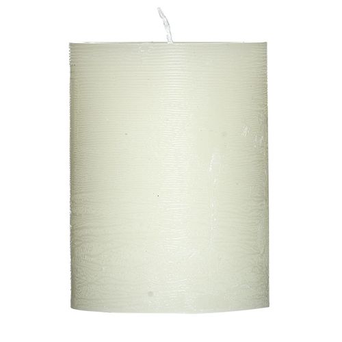 4019916354011 - Kerze RUSTIK beige (DH 7x9 cm)