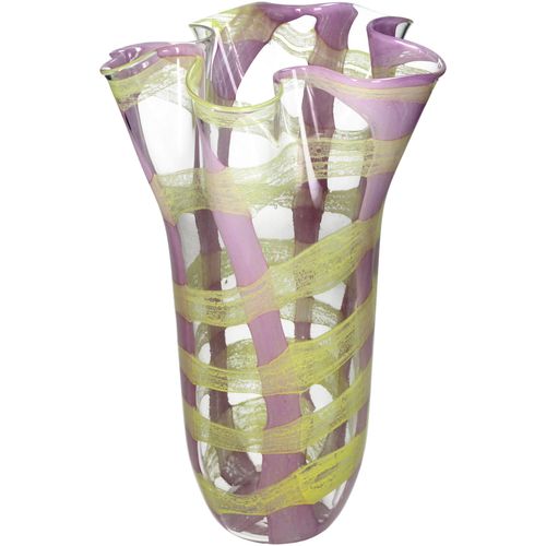 8719533385776 - Vase HAYLEY gelb (BHT 21x35x21 cm) BHT 21x35x21 cm gelb Blumenvase Blumengefäß 8719533385776 - Vase HAYLEY gelb (BHT 21x35x21 cm) BHT 21x35x21 cm gelb Blumenvase Blumengefäß