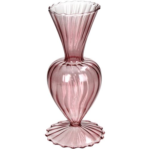 8719533385349 - Vase RETRO pink (BHT 10x20x10 cm) BHT 10x20x10 cm pink Blumenvase Blumengefäß 8719533385349 - Vase RETRO pink (BHT 10x20x10 cm) BHT 10x20x10 cm pink Blumenvase Blumengefäß
