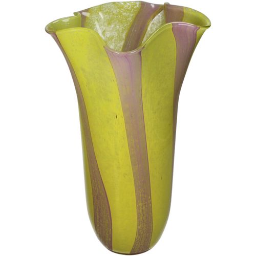 8719533385752 - Vase HAYLEY gelb (BHT 21x35x21 cm) BHT 21x35x21 cm gelb Blumenvase Blumengefäß 8719533385752 - Vase HAYLEY gelb (BHT 21x35x21 cm) BHT 21x35x21 cm gelb Blumenvase Blumengefäß