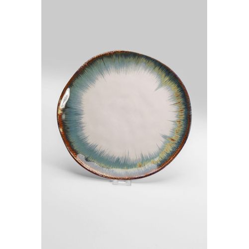 4025621526513 - Teller ORGANIC weiß blau (D 26 cm) DESIGN 4025621526513 - Teller ORGANIC weiß blau (D 26 cm) DESIGN
