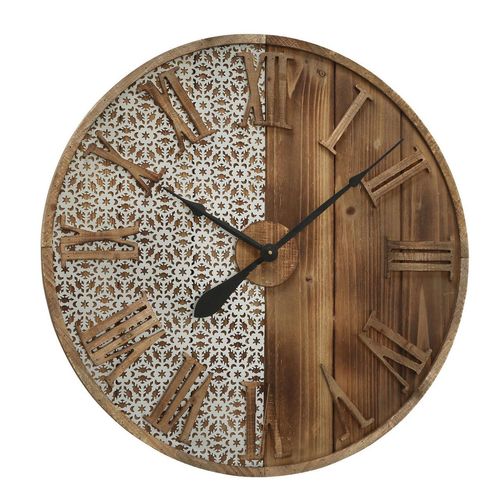 4020607500464 - Wanduhr HOME AFFAIRE Abbey Wanduhren Gr Ø 70 cm braun Wanduhren rund Ø 70 cm römische Ziffern 4020607500464 - Wanduhr HOME AFFAIRE Abbey Wanduhren Gr Ø 70 cm braun Wanduhren rund Ø 70 cm römische Ziffern
