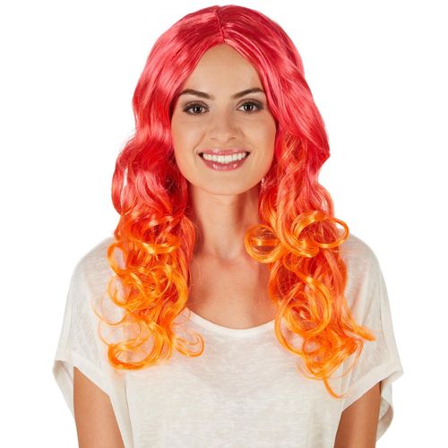 4260517466829 - tectake® Frauenperücke Locken Ombré