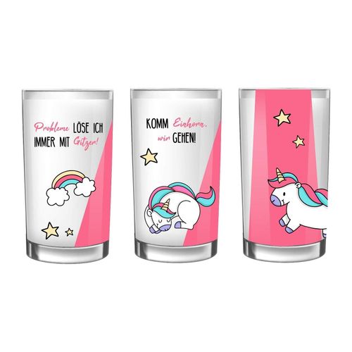 4007698307752 - EinhornLiebe - Milchgläser   Trinkgläser (3 Stück) Trinkglas Milchglas Einhorn Unicorn