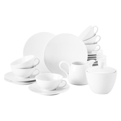 4052212052533 - Teeservice SELTMANN WEIDEN Geschirr-Set Life Geschirr-Sets Gr 20 tlg weiß Teeservice mit Linien-Dekor Made in Germany 20 Teile für 6 Personen 4052212052533 - Teeservice SELTMANN WEIDEN Geschirr-Set Life Geschirr-Sets Gr 20 tlg weiß Teeservice mit Linien-Dekor Made in Germany 20 Teile für 6 Personen