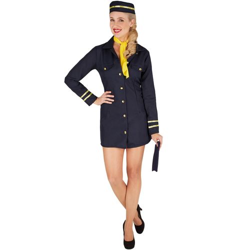 4260541029540 - tectake® Frauenkostüm Stewardess