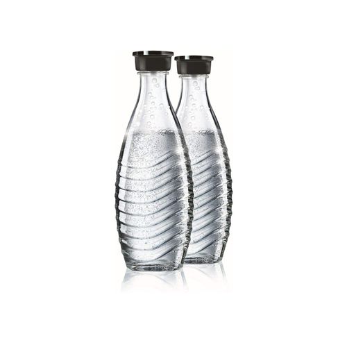 8718309250942 - SodaStream DuoPack Glaskaraffe (2 x 615 ml Glasflasche) für SodaStream Chrystel und Penguin 8718309250942 - SodaStream DuoPack Glaskaraffe (2 x 615 ml Glasflasche) für SodaStream Chrystel und Penguin