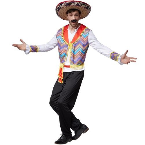4061173024688 - tectake® Herrenkostüm Juan der rassige Mexikaner