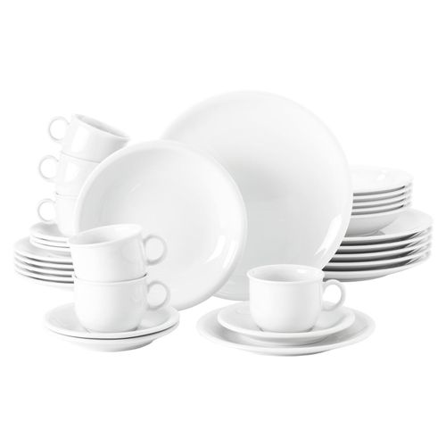 4003106982528 - Kombiservice SELTMANN WEIDEN Geschirr-Set Service Compact Geschirr-Sets Gr 30 tlg weiß Geschirr-Sets für 6 Personen Made in Germany 30 Teile 4003106982528 - Kombiservice SELTMANN WEIDEN Geschirr-Set Service Compact Geschirr-Sets Gr 30 tlg weiß Geschirr-Sets für 6 Personen Made in Germany 30 Teile