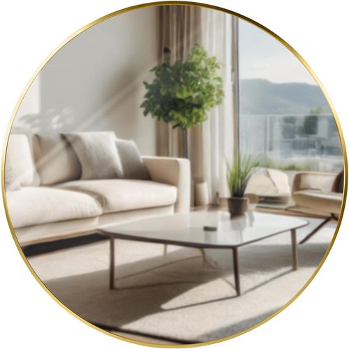4255716314590 - Wandspiegel Elsie I Runder Spiegel in unterschiedlichen Größen I Rahmentiefe 3 cm ideal für Wohnzimmer Schlafzimmer oder Bad 4255716314590 - Wandspiegel Elsie I Runder Spiegel in unterschiedlichen Größen I Rahmentiefe 3 cm ideal für Wohnzimmer Schlafzimmer oder Bad