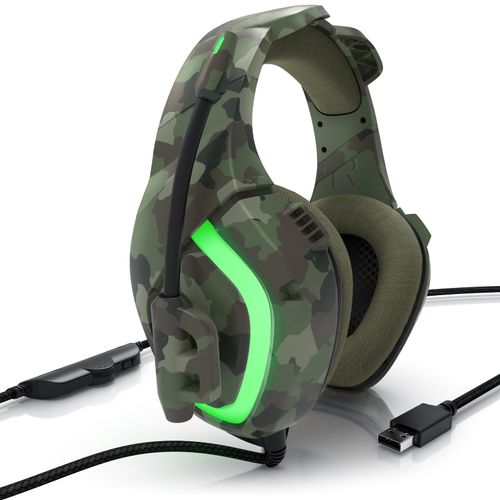 4061474127019 - CSL USB Gaming Headset GHS-103 mit Mikrofon Kopfhörer für PC (Win XP 7 8 81 10) PS4 4 Pro 4061474127019 - CSL USB Gaming Headset GHS-103 mit Mikrofon Kopfhörer für PC (Win XP 7 8 81 10) PS4 4 Pro