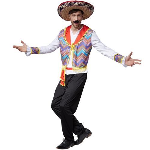 4061173024657 - tectake® Herrenkostüm Juan der rassige Mexikaner