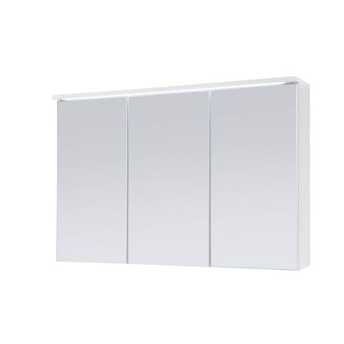 0729389816087 - Badmöbel Spiegelschrank DUO 100 mit LED Beleuchtung Weiß 0729389816087 - Badmöbel Spiegelschrank DUO 100 mit LED Beleuchtung Weiß