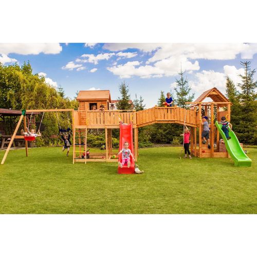 5902020527688 - Spielturm Maxi Set Smile Farm My Space xl Fortress Toybox Rainbow Move+ teak mit 2x Rutschen 2x Spieltürmen Verbindungsbrücke Leiter Schaukel 5902020527688 - Spielturm Maxi Set Smile Farm My Space xl Fortress Toybox Rainbow Move+ teak mit 2x Rutschen 2x Spieltürmen Verbindungsbrücke Leiter Schaukel