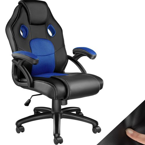 4061173072962 - tectake® Bürostuhl ergonomische Form Kunstlederbezug mit Mesh-Gewebe stufenlos höhenverstellbar 4061173072962 - tectake® Bürostuhl ergonomische Form Kunstlederbezug mit Mesh-Gewebe stufenlos höhenverstellbar
