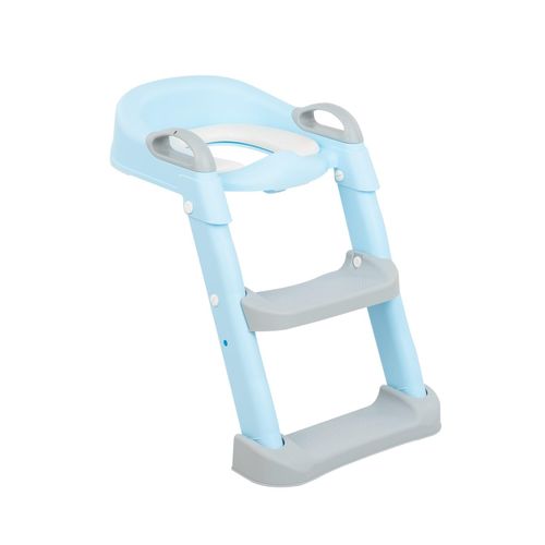 3800171208260 - Kikkaboo Toilettenaufsatz Lea Leiter Toilettensitz Griffe Stufen verstellbar hellblau