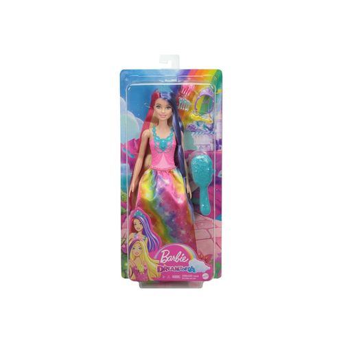 0887961913804 - Barbie Dreamtopia Regenbogenzauber Prinzessin Puppe Anziehpuppe mehrfarbig