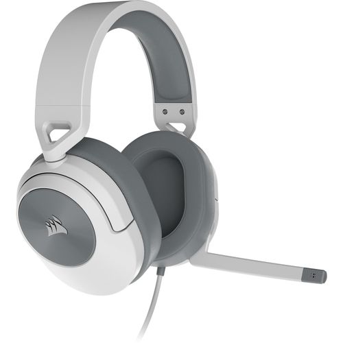 0840006643661 - CORSAIR Gaming HS55 STEREO - Headset - ohrumschließend - kabelgebunden - 35 mm Stecker - weiß 0840006643661 - CORSAIR Gaming HS55 STEREO - Headset - ohrumschließend - kabelgebunden - 35 mm Stecker - weiß