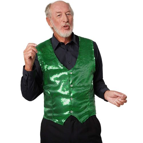 4061173055699 - tectake® Pailletten-Weste Herren