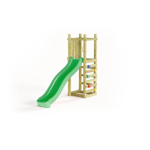 5902730334330 - Spielturm Lucas natur mit Doppelschaukel Rutsche und Holzdach - Fungoo 5902730334330 - Spielturm Lucas natur mit Doppelschaukel Rutsche und Holzdach - Fungoo