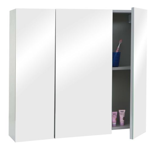 4057651879574 - Spiegelschrank MCW-B19b Badschrank Hängeschrank 6 Regalböden hochglanz MVG-zertifiziert 70x80x16cm ~ grau 4057651879574 - Spiegelschrank MCW-B19b Badschrank Hängeschrank 6 Regalböden hochglanz MVG-zertifiziert 70x80x16cm ~ grau