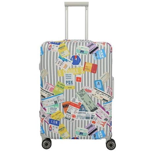 4027002091276 - Accessoires Kofferhülle M-MultiColor Tickets 4027002091276 - Accessoires Kofferhülle M-MultiColor Tickets