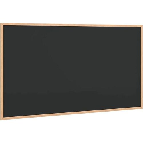 8721158392121 - Vidaxl - Kreidetafel mit massivem Kiefernholzrahmen Schwarz 100x55 cm