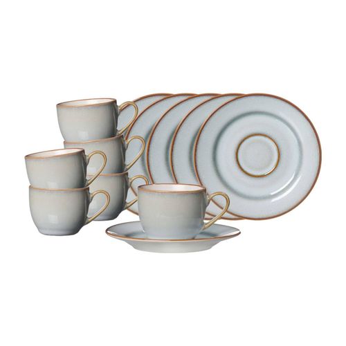 4262487293399 - Espressotassen mit Untertassen Portofino 90 ml 6er Set 4262487293399 - Espressotassen mit Untertassen Portofino 90 ml 6er Set