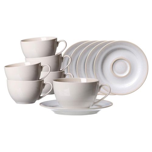 4262487293344 - Kaffeetassen mit Untertassen Laredo 220 ml 6er Set