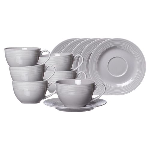 4262487293429 - Kaffeetassen mit Untertassen Levi 220 ml 6er Set 4262487293429 - Kaffeetassen mit Untertassen Levi 220 ml 6er Set