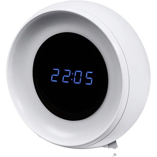 4058075757721 - Nightlux Digitale Uhr & Nachtlicht mit Sensor 03W 5lm Batterbetrieb USB-Ladekabel Farbwechselfunktion für weißes Licht einfache Montage nur