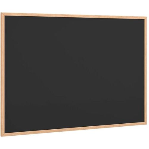 8721158392114 - Vidaxl - Kreidetafel mit massivem Kiefernholzrahmen Schwarz 80x55 cm