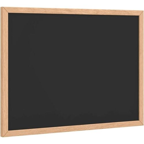 8721158392060 - Vidaxl - Kreidetafel mit massivem Kiefernholzrahmen Schwarz 40x30 cm