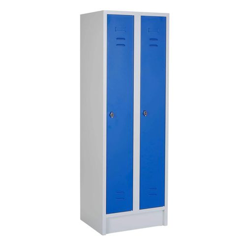 4251915409204 - CEHA Reihen- und Garderobenschrank mit 60 cm Breite und 2 Abteil mit Türen in RAL5010 4251915409204 - CEHA Reihen- und Garderobenschrank mit 60 cm Breite und 2 Abteil mit Türen in RAL5010