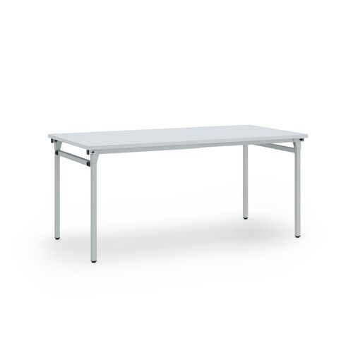 4251915404490 - CEHA Klapptisch mit 4-Fuß Gestell 160 x 80 cm Dekor grau Gestell in RAL7035 (lichtgrau)