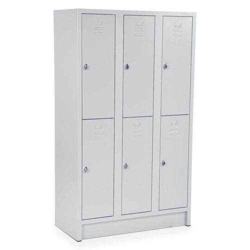 4251915400478 - CEHA Mehrzweck- und Fächerschrank ST105 mit 6 Fächer in lichtgrau 4251915400478 - CEHA Mehrzweck- und Fächerschrank ST105 mit 6 Fächer in lichtgrau