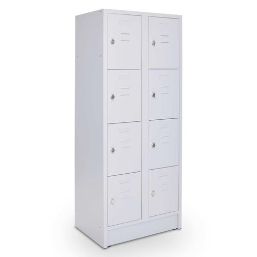 4251915400485 - CEHA Schließ- und Fächerschrank mit 70 cm Breite und 8 Fächer lichtgrau lichtgrau mit Zylinderschloß 4251915400485 - CEHA Schließ- und Fächerschrank mit 70 cm Breite und 8 Fächer lichtgrau lichtgrau mit Zylinderschloß