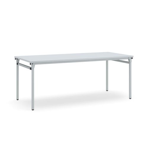 4251915404476 - CEHA Klapptisch mit 4-Fuß Gestell 180 x 80 cm Dekor grau Gestell in RAL7035 (lichtgrau)