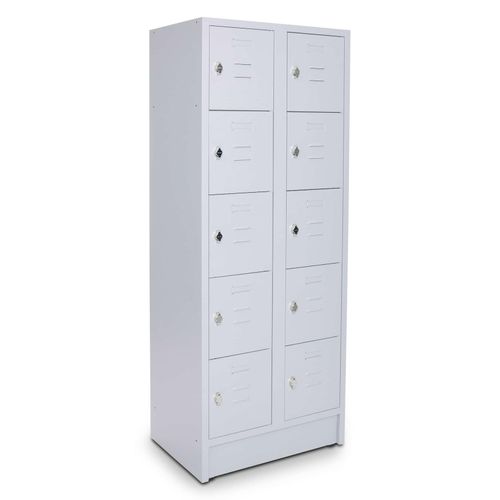 4251915400492 - CEHA Schließ- und Fächerschrank mit 70 cm Breite und 10 Fächer lichtgrau lichtgrau mit Zylinderschloß 4251915400492 - CEHA Schließ- und Fächerschrank mit 70 cm Breite und 10 Fächer lichtgrau lichtgrau mit Zylinderschloß