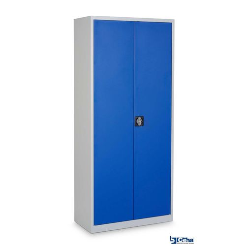 4251915409662 - CEHA Stahl- und Flügeltürenschrank 92 x 50 cm enzianblau mit verzinkten Fachböden 4251915409662 - CEHA Stahl- und Flügeltürenschrank 92 x 50 cm enzianblau mit verzinkten Fachböden