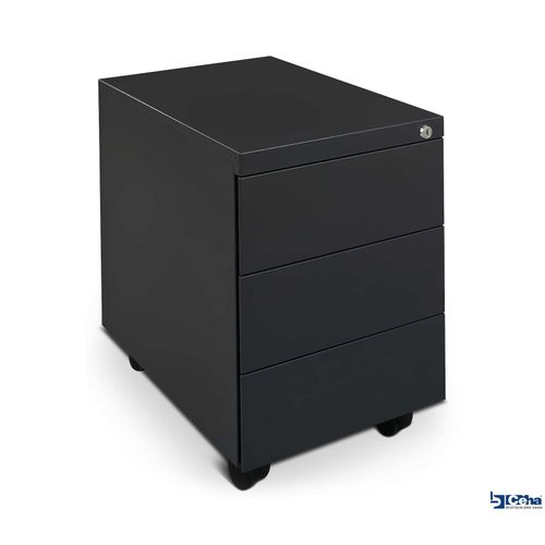 4251915407187 - CEHA Design-Rollcontainer ST390 mit 3 Schüben in tiefschwarz (RAL9005) 4251915407187 - CEHA Design-Rollcontainer ST390 mit 3 Schüben in tiefschwarz (RAL9005)