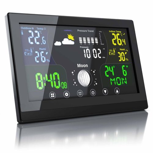 4061474006635 - Wetterstation mit Außensensor & LCD Farbdisplay Luftdruck mit Höhenkorrektur 4061474006635 - Wetterstation mit Außensensor & LCD Farbdisplay Luftdruck mit Höhenkorrektur