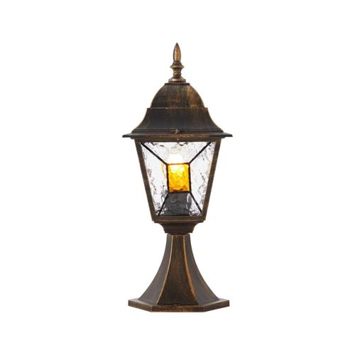 4004353349348 - Janel Sockelleuchte Außen 44cm – Außenlampe Schwarz Gold IP44 für Garten & Terrasse – E27 Fassung – Extern Dimmbar – Aus Metall & Glas 4004353349348 - Janel Sockelleuchte Außen 44cm – Außenlampe Schwarz Gold IP44 für Garten & Terrasse – E27 Fassung – Extern Dimmbar – Aus Metall & Glas