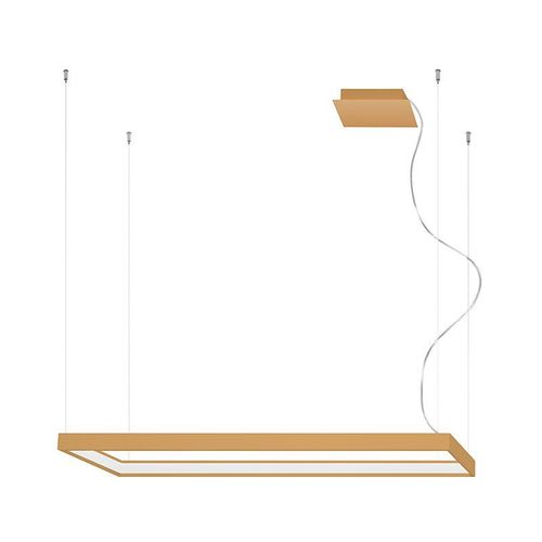 5903282725775 - Greenice - Sollux Lighting Tuula Lighting de rechteckige Pendeldecke led integriert gold 3000K 5757lm 5903282725775 - Greenice - Sollux Lighting Tuula Lighting de rechteckige Pendeldecke led integriert gold 3000K 5757lm